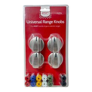 Smart Choice KNOBKIT4B Universal Range Knobs Fits Most Gas or Electric Stoves